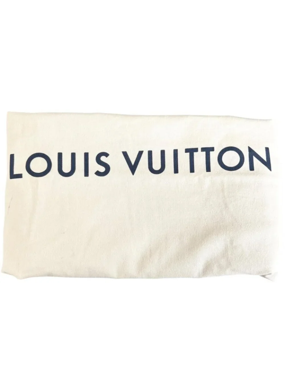 Louis Vuitton Duplex Damier Infini Leather Blue Shoulder Bag Silver